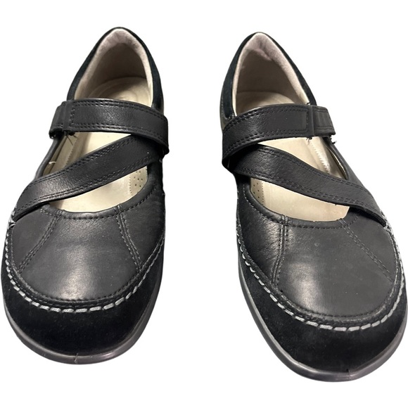 Ecco Shoes Ecco Cayla Mary Jane Black Sneaker Comfort Leather